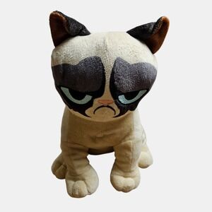 GRUMPY CAT Kitty Plush Licensed Doll Stuffed Toy Factory Size 11 in
